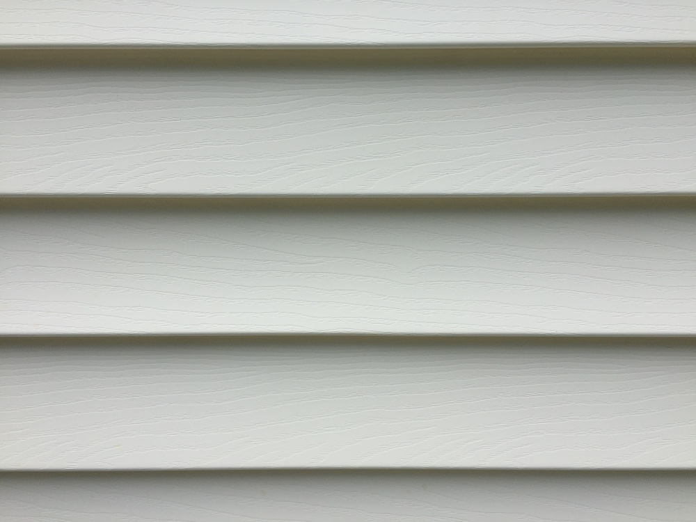 white composite siding