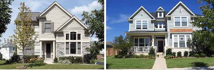 side by side color siding options