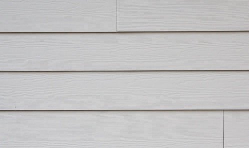 white vinyl siding